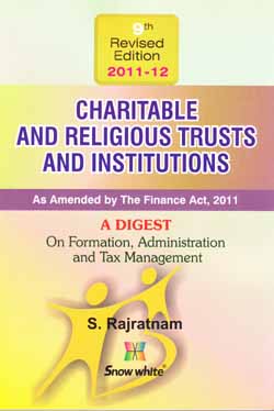 CHARITABLE AND RELIGIOUS TRUSTS AND INSTITUTIONS
