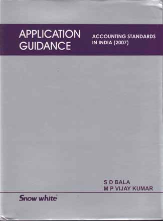  Buy APPLICATION GUIDANCE ( ACCOUNTING STANDARDS IN INDIA - 2007)
