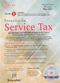 Buy Treatise on SERVICE TAX (Volume - 1 & 2) Book Online Buy Treatise on SERVICE TAX (Volume - 1 & 2)