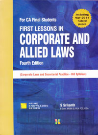 First Lessons in CORPORATE AND ALLIED LAWS