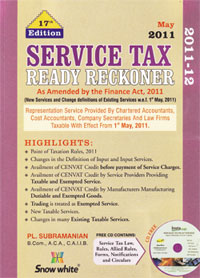 Service Tax Ready Reckoner