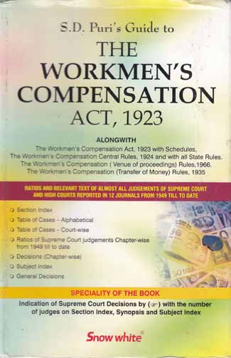  Buy THE WORKMENS COMPENSATION ACT, 1923