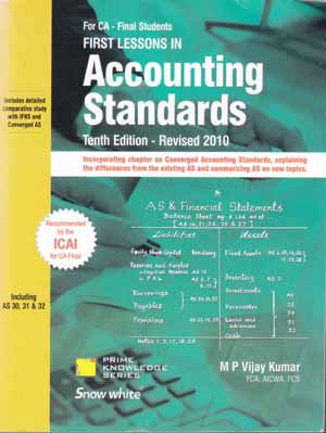 First Lessons In Accounting Standards