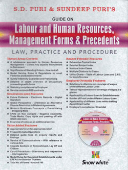 GUIDE ON LABOUR AND HUMAN RESOURCES, MANAGEMENT FORMS & PRECEDENTS ( Law, Practice & Procedure)