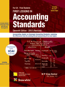 FIRST LESSONS IN Accounting Standards CA FINAL
