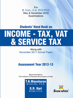 Students Handbook on INCOME-TAX, VAT & SERVICE TAX