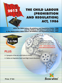  Buy THE CHILD LABOUR (PROHIBITION AND REGULATION) ACT, 1986