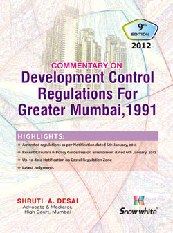 COMMENTARY ON DEVELOPMENT CONTROL REGULATIONS FOR GREATER MUMBAI, 1991