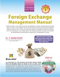 Foreign Exchange Management Manual (Volume-I) & Fema Ready Reckoner (Volume-II)