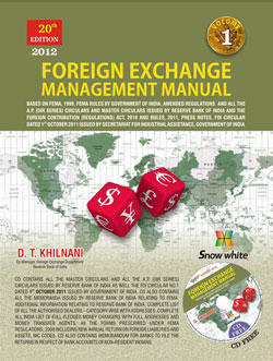 Foreign Exchange Management Manual (Volume-I) & Fema Ready Reckoner (Volume-II)