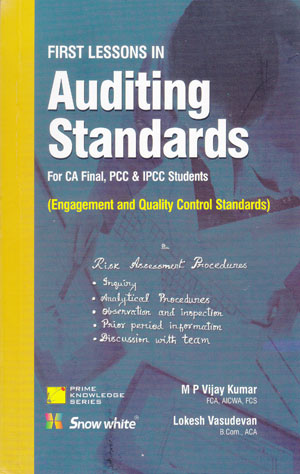 FIRST LESSONS IN Auditing Standards