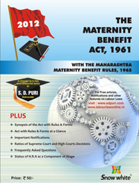 THE MATERNITY BENEFIT ACT, 1961