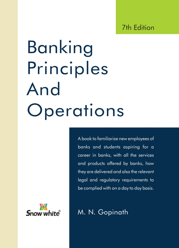 Banking Principles and Operations - 7th Edition