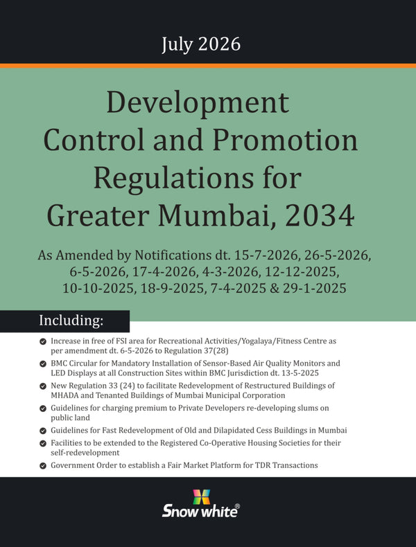 Development Control and Promotion Regulations (DCR) for Greater Mumbai, 2034