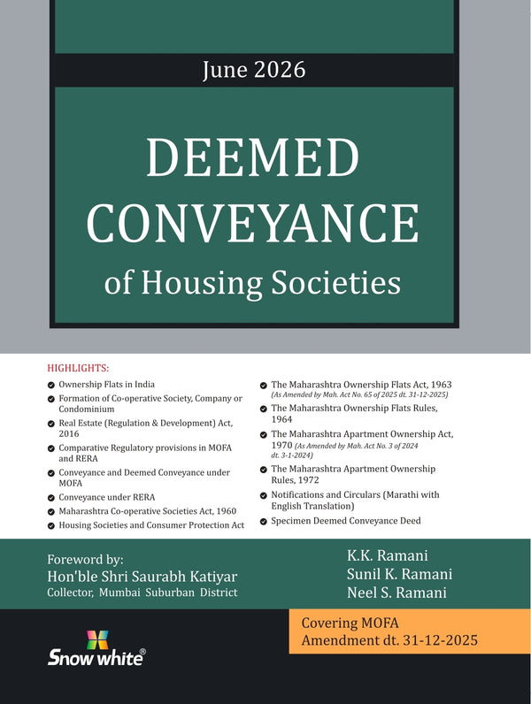 Deemed Conveyance of Housing Societies along with MOFA Act & Rules & Relevant Appendices