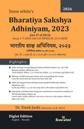 Snowwhite's Diglot Edition - New Criminal Laws - Bharatiya Sakshya Adhiniyam, 2023 (BSA) - भारतीय साक्ष अधिनियम, २०२३ - English and Marathi Diglot