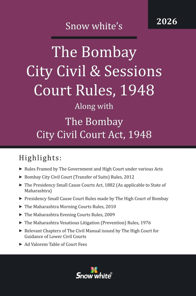 The Bombay City Civil & Sessions Court Rules, 1948 Along with The Bombay City Civil Court Act, 1948